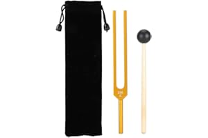 HURRISE Diapason, Marteau En Bois En Alliage D'Aluminium 256Hz Pour Les Étudiants En Soins Infirmiers, En Médecine Et En Musique For Accordeurs Outil Asmr