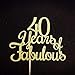 Produktbild 40 Years of Fabulous Cake Topper 40th Birthday Cake Topper 40th Birthday Cake Topper 40th Anniversary Cake Topper 40 Sign