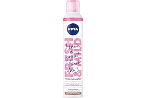 ‎NIVEA NIVEA Trockenshampoo Fresh & Mild (200 ml), extra mildes Trockenshampoo Spray für mittlere Haartöne mit angenehmem Duft, Trockenhaarshampoo für sofortige Frische