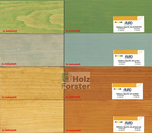 AURO Holzlasur Aqua Nr. 160-97 Palisander, 2,50 Liter - 7