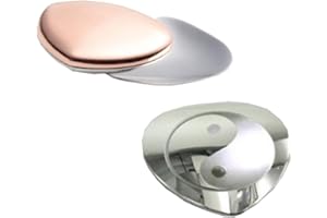 ENERGETIX-4YOU TCM Power Magnetherz Edelstahl Kupfer Schmerzpflaster poliert gravierbar antiallergen Yin Yang Body Magnet Energetix 4you 1114 Magnetix 177Cu