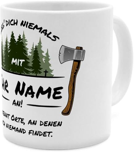 Personalisiertes Tasse Mit Namen Thomas – Spruch 'Alle Sagten, Das Geht Nicht...', 325 Ml, Spülmaschinenfest