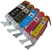 Produktbild 20 Patronen XXL für Canon Pixma IP7250 MG5450 MG6350 MX725 MX925 PGI550 CLI551 ( 4 x PGI550 black, 4x CLI551cyan, 4x CLI551magenta, 4x CLI551yellow, 4x CLI551black )