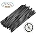 Produktbild Diealles 72pcs Motorrad Fahrrad Radschutz Dekor Speichen Wraps Felgen Haut Abdeckung für Geländewagen Fahrrad Off-Road Dirty Bike - Schwarz