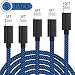 Produktbild AAJO Phone Ladekabel, MFi-Zertifiziert Lightning Kabel 5Pack 1/1/2/2/3M Extra langes geflochtenes Phone Datenkabel geeignet für iPhone XS/MAX/XR/X/8/8/Plus/7/7 plus/6s/ 6s Plus and MehrBlau