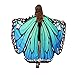 Produktbild Tohole Weich Stoff Schmetterling Flügel, Fee Nymphe Elf Kostüm Zubehörteil Schal Schals Poncho cute kostüme vampir dracula mönchskutte umhang schwarz horror kostüm vampir umhang kinder