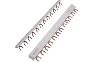 ASVENDO Schelinger Leitungsschutzschalter LS-Schalter Sicherungsautomat / 10A bis 32A / 1-polig 3-polig (Sammelschiene: 1-Polig, 12 Module)