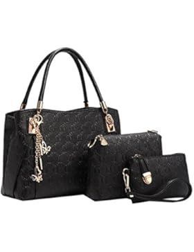 OUMIZHI Lady Handtaschen Schulter Handtaschen Wristlet Crossbody Taschen 3 Stück