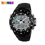 Easy Go Shopping Mode Lokale Gold Outdoor Sports Doppel Herrenuhr Student Persönlichkeit Gelee Elektronische Uhr (Color : 5)