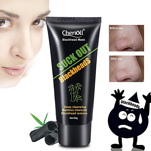 Black mask, Black Head Maske, Peel off Maske, Mitesser Maske, Mitesser Gesichtsmaske, Gesichtsmasken Schwarz Black Mask, Blackhead Remover Mask, Black Mud Mask Mitesser, BUOCEANS® Tiefenreinigung Mitesser Akne Entferner Peel off Maske Pore Acne Peel Purifying Mask, Beauty Skin Care Mitesser entferner Mask, Mitesser Öl-Kontrolle (60g) - 3