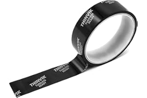 Thinvik Cinta para rines Tubeless - Anchos Disponibles: 21/23/25/27/29/31/33/35 mm x 10m de Largo. Cinta antipinchazos para Sistemas tubeless, rines de Carbono para MTB y Bicicletas de Carretera.