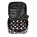 HOYOFO Large Volume Travel Wash Organizer Case Toiletry/Cosmetic/Make-up Bags Set of 3,White Dot