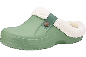 KINENGXI Pantofole Uomo Donna Invernali Zoccoli e Sabot All'aperto Caldo Pelliccia Ciabatte Morbido Impermeabile Scarpe da Giardino