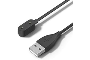 Tobfit Ładowarka do Huawei Watch Fit/2/3/New/Mini/Eleganti, Samsung Galaxy Fit 3, Huawei Band 10/9/8/7/6/6Pro, Honor Band 6/Watch ES, magnetyczny kabel do ładowania (czarny)