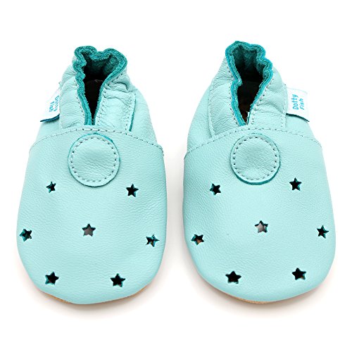 Weiche Baby und Kleinkind Lederschuhe – Jungen und Mädchen – Sterne - 2