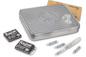 Kaweco Calligraphy Sport Natural Coconut - Juego de caligrafía (1,1 mm/1,5 mm/1,9 mm/2,3 mm)