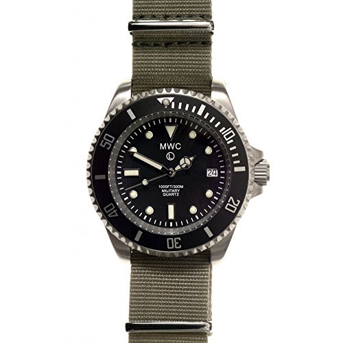 MWC Swiss Quartz 300m Edelstahl Submariner NATO Gewebe Militr Herrenuhr MWC Swiss Quartz 300m Edelstahl Submariner NATO Gewebe Militr Herrenuhr