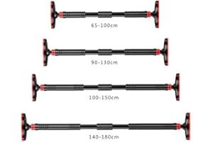 GELORY Door Pull Up Bars Doorway Chin-up Bar Upper Body Workout No Screw Installation Adjustable Width Strength Training Home Gym