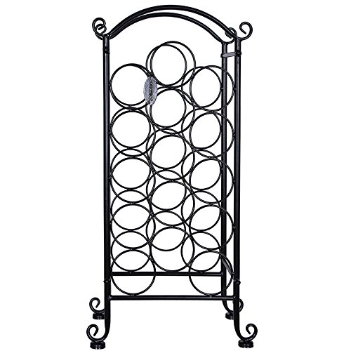 Songmics Weinregal Flaschenregal Weinhalter Flaschenständer Weinflaschenhalter LSW02B - 5