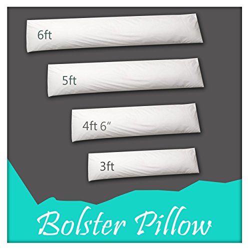 Non-Allergenic Bolster Pillow Back Neck Maternity Support (Double 4ft 6 Inch)