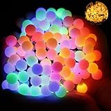 ★ Batería Operado Globe String Lights: No requiere plug-in, condujo por 3xAA baterías (no incluidas). Es portátil, económico, ahorro de energía y protección del medio ambiente con LED de alto brillo.