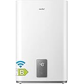 COMFEE ' CWH15ED1350EUW Electric Water Heater, Double Tank, 47L | App Control, Vertical or Horizontal Installation, Ultrathin