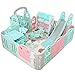 Price comparison product image Baby Playpen with Playmat, Slide + Swing + Seat + Rocking Horse Multi-Purpose Children'S Amusement Park - Indoor And Outdoor Use (190x230cm)