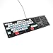 Price comparison product image Adobe Lightroom Keyboard - Mac OS Backlit Illuminated Keyboard for Mac OSX - Photography