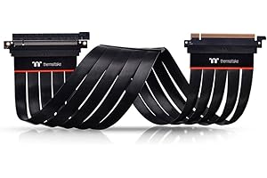 Thermaltake Przedłużacz PCI Express/czarny/PCI-E 4.0 16X/600 mm