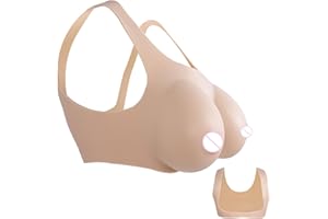 FKDOT Silikon Brustform Silikon Brustplatte BrüSte Crossdresser BrüSte RüCken Offen Silikon-Brustprothese KöNigin Cosplay Brustplatte