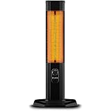 Luxeva Carbon Infrared Floor Heater Patio Heater for Indoor and Outdoor Use 2000 Watt Cover and Thermostat Modern Floor Heate