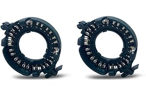 KOOMTOOM 2pcs HID D3S D1S Headlight Xenon Bulb Base Adapter Holder Retainer Support for Hela Lens Headlight Bulb D1S D2S D3S D4S