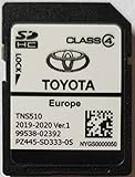 PZ445-SD333-0S 99538-02392 SD Karte GPS Europe TNS510 Toyota 2019-2020 Ver.1 - PZ445-SD333-0S