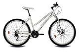 26″ KCP MOUNTAINBIKE ALU FAHRRAD DAMENRAD TOVIAN 21 Gang SHIMANO weiss – 66,0 cm (26 Zoll) - 2