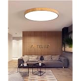 ARTELUZ Ahşap G&ouml;r&uuml;n&uuml;ml&uuml; Metal Tavan Led Avize