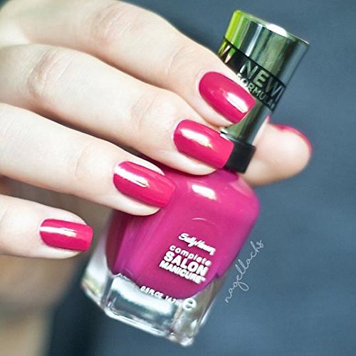 Sally Hansen Complete Salon Manicure Nagellack, Farbe 543, Berry Important, himbeer / magenta, 1er Pack (1 x 15 ml) - 3