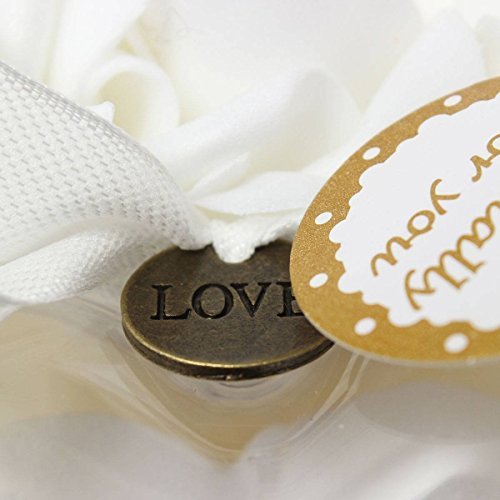 Yosoo Hochzeitsringkissen – 15x13cm - 3