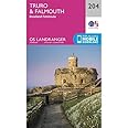 Truro & Falmouth Map | Roseland Peninsula | Ordnance Survey | OS Landranger Map 204 | England | Walks | Cycling | Days Out | Maps | Adventure
