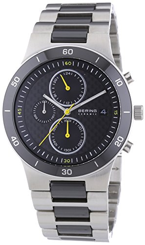 Bering Time Men's Watch XL Ceramic Quartz Analog 33341–749 different materials