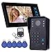 Produktbild prettygood7 Video Gegensprechanlage Türklingel, woshijie HD Video Gegensprechanlage Türklingel Villa Typ One 17,8 cm Building Gegensprechanlage