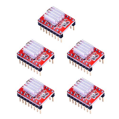 Quimat 3D Printer Drucker Controller Kit für Arduino Mega 2560 Uno R3 Starter Kits + RAMPS 1.4 + 5pcs A4988 Schrittmotor Treiber + LCD Display 12864 für Arduino Reprap - 5