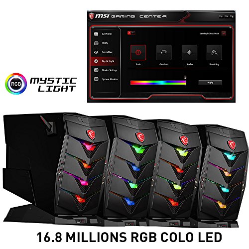 MSI Aegis 3 VR7RC-020DE Gaming-PC (Intel Core i7-7700, Nvidia GeForce GTX1060 6GB, 2 x 8GB DDR4, 256GB SSD, Windows 10 Home) schwarz - 21
