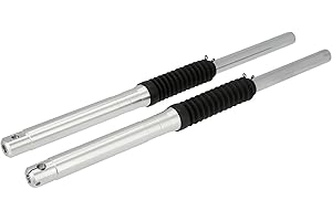 ZT-Tuning Set: ZT-Tuning Telegabel Silber, für Trommelbremse, hydraulische Dämpfung - für Simson S50, S51, S70, S53, S83