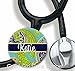 Produktbild Stethoscope Tag - Navy Paisley - Personalized Name - Steth ID Tag by Good Girl Gone Badge