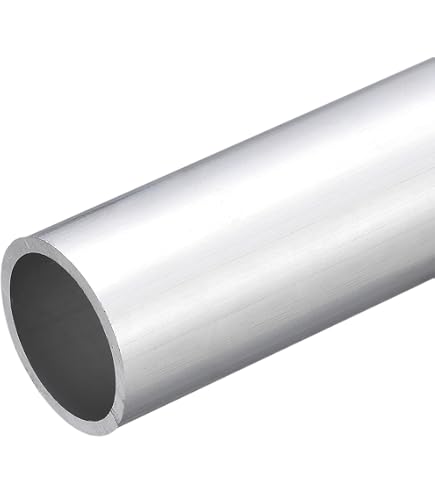 Aluminium Rundrohr AlMgSi05 50x5mm – Länge 200mm, Individuell Zugeschnitten, Roh, Vielseitig Einsetzbar Für Bau, Modellbau & DIY