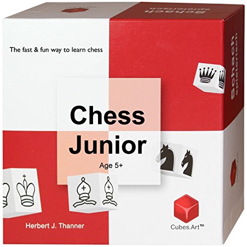 Junior Chess Set For Kids - Board Games For Kids 5 6 7 8 9 Year Olds and Up - With Parent Child Tutorial, red/white