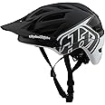 Troy Lee Designs Adult | Trail | All Mountain | Mountain Bike A1 MIPS Classic Helmet (SM, Black/White)