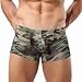 Produktbild Unterwäsche Männer, Sunday Military Herren Camouflage Nylon Boxershorts Badehose Unterhose M L XL XXL Reizvoll Trunks Neues Design Unterwäsche Unterhose (Camouflage, XL)