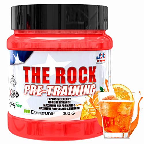 American Suplement - Pre-entreno The Rock - 300g- Naranja