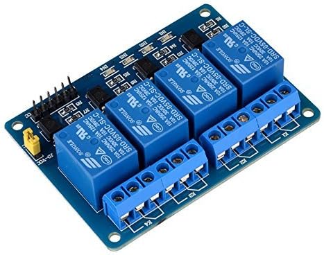 Kuman 4 Channel DC 5V Relay Module for Arduino Raspberry Pi DSP AVR PIC ARM K49